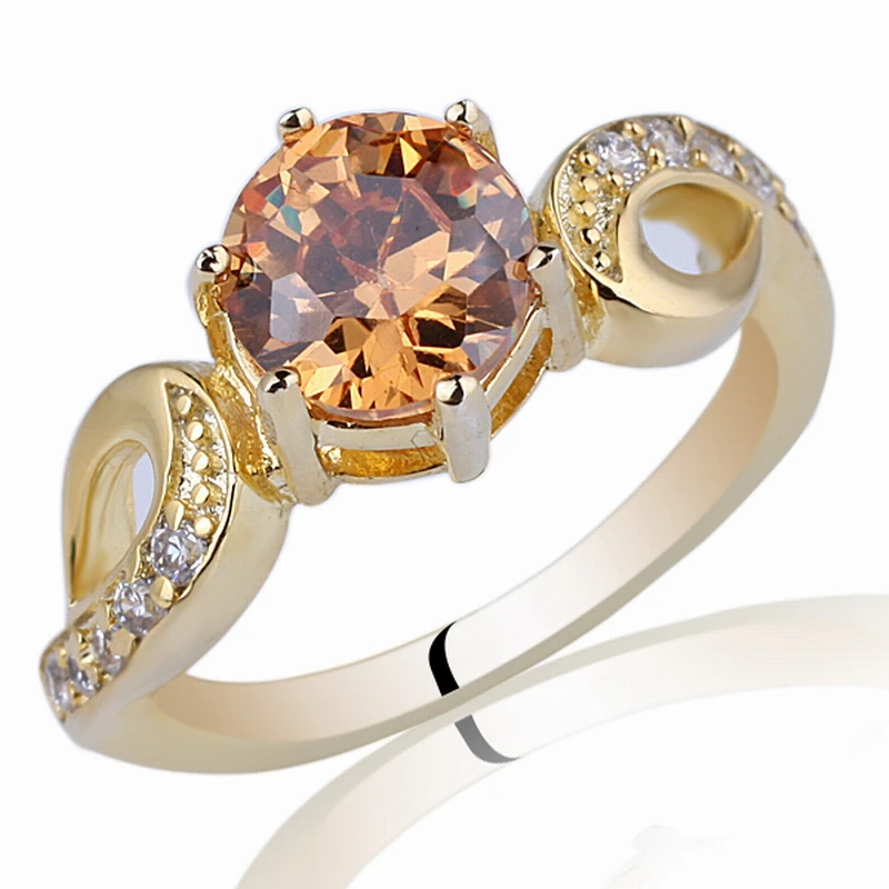 

Кольцо женское из серебра 925 пробы с круглым фианитом 7 мм