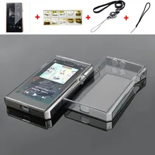 Soft Clear Crystal TPU Protective Case Cover For Iriver Astell&Kern SP2000 With Front Tempered Glass Screen Protector