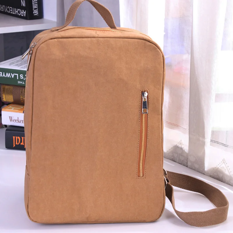 Рюкзак унисекс из крафт бумаги для ноутбука|Мужские рюкзаки| |