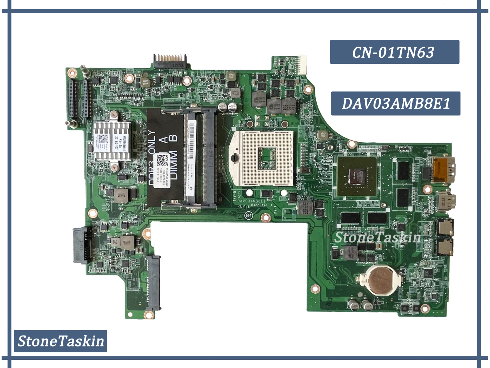 Лучшая цена для ноутбука DELL Vostro 3750 V3750 материнская плата DAV03AMB8E1 CN-01TN63-A1 RAM DDR3 100%