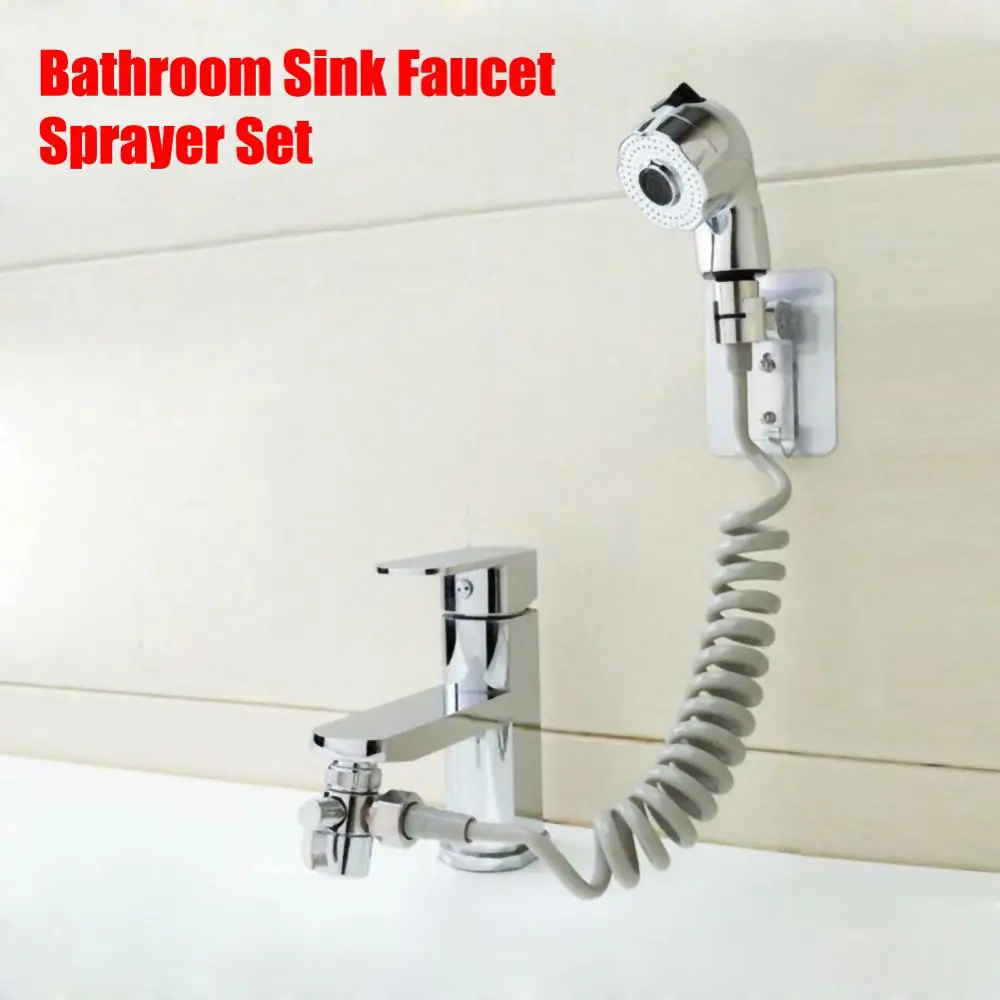 

Bathroom Faucet Sprayer Sprinkler+Base+Hose+Valve Set For Hand Basin Sink Nozzle Anti-splash Water Filter Adapter Shower Head