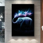 Картина на холсте с изображением слона в африканском стиле, животное, Современная Настенная картина для гостиной, детской комнаты, домашний декор