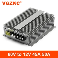 vgzkc 48v60v to 12v dc regulated converter 40 72v to 12v step down power module dc dc transformer