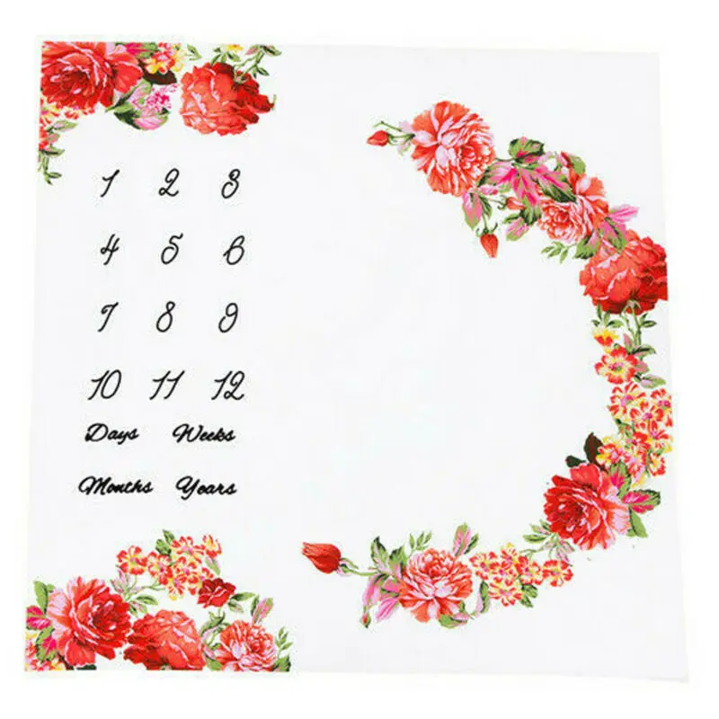 

Newborn Baby Girls Boy Blanket Milestone Photography Photo Props Shoots Cloth UK