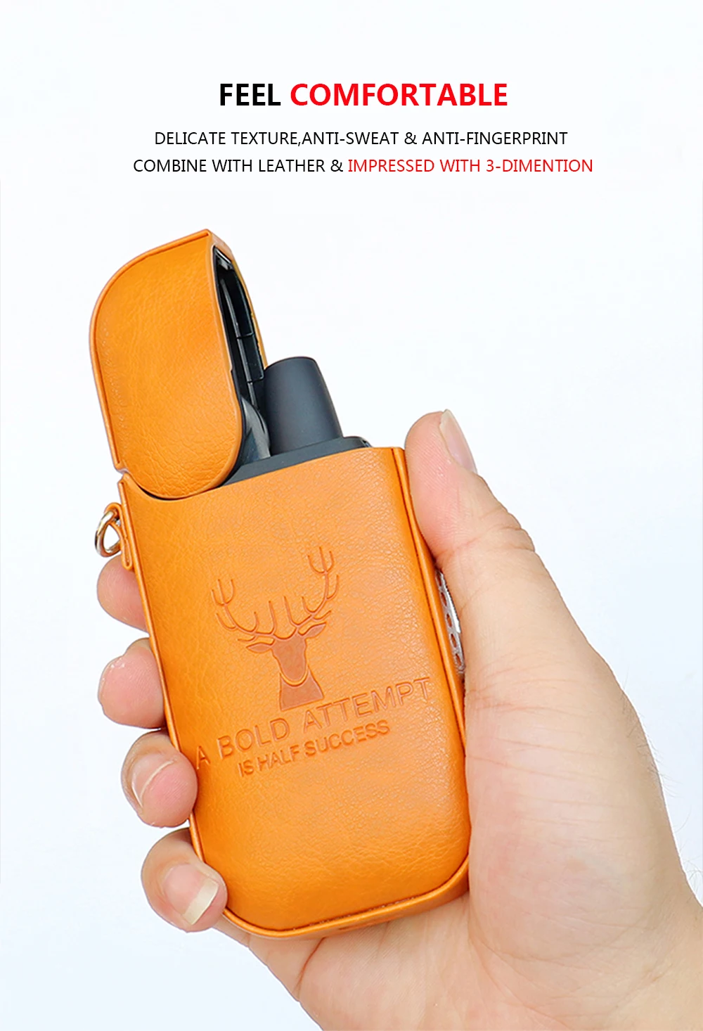 Роскошный чехол для электронной сигареты 4 цвета оленя защиты iqos 2 достойный