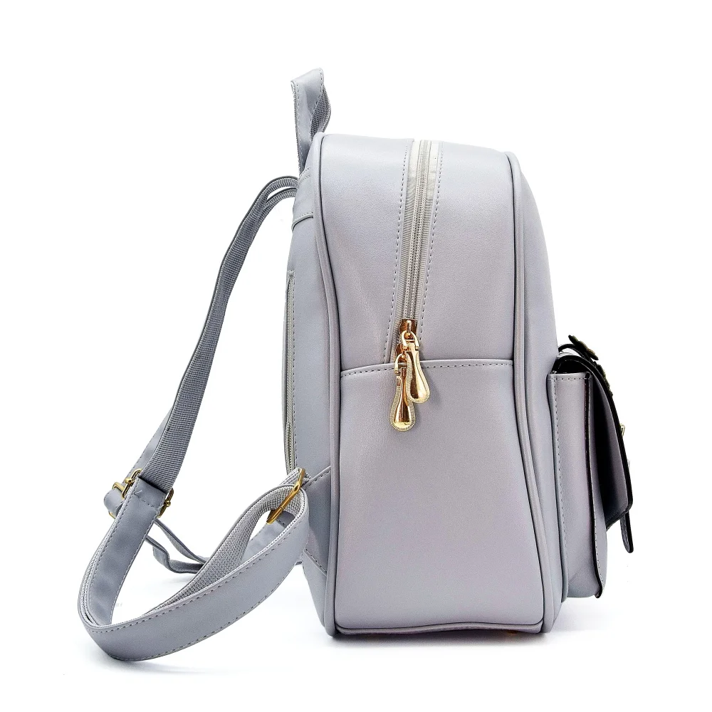 Женский брендовый дизайнерский рюкзак с цветочным принтом комплект из 2