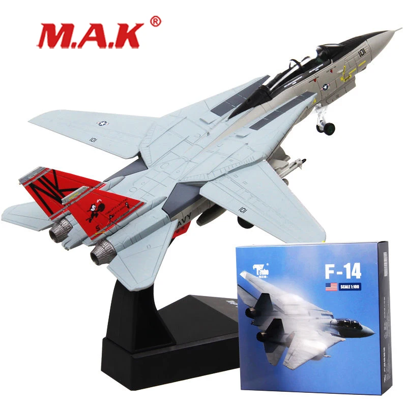 1:100 Grumman F 14 Tomcat ВМС США самолета Истребитель модели детские игрушки для коллекции|