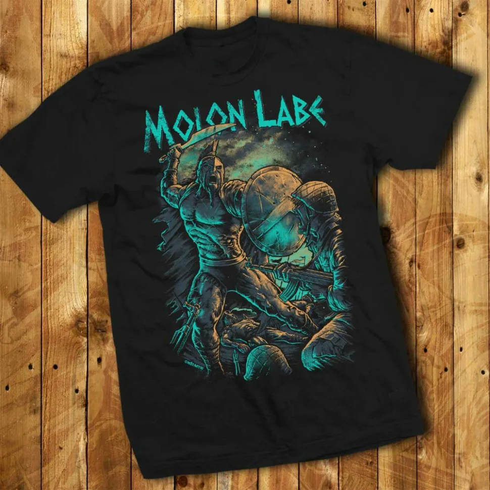 Molon Labe Spartan Warrior Мужская футболка|Мужские футболки| |