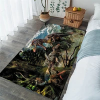 dinosaur shaggy anti skid floor mat 3d carpet non slip rug dining room living room soft child bedroom mat carpet home decor 006