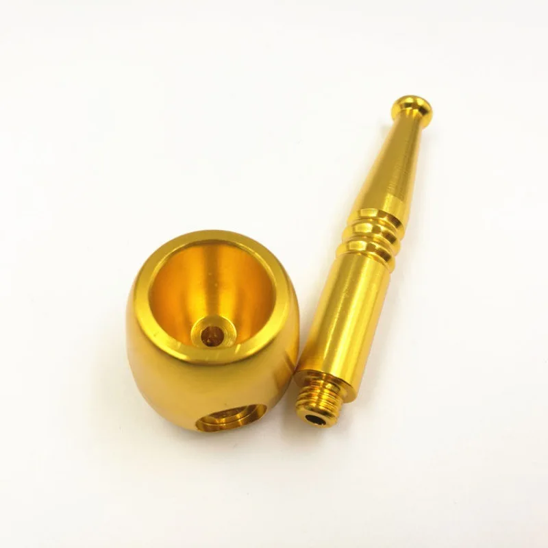 

Aluminum alloy wide head pipe portable creative pipe herb pipe gift Najiler weeder smoke cigarette case