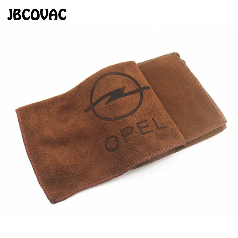 Полотенце для мытья автомобиля аксессуары для полотенец для Opel Astra H G J Insignia Mokka Zafira Corsa Vectra C D Antara для автостайлинга автомобиля Универсальная автомобильная эмблема наклейка для транспорта