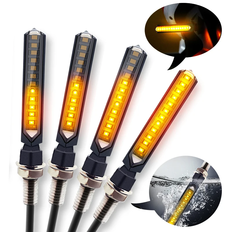 Мотоциклетные поворотники светодиодные мотоциклетные мигающие огни для SUZUKI GSX