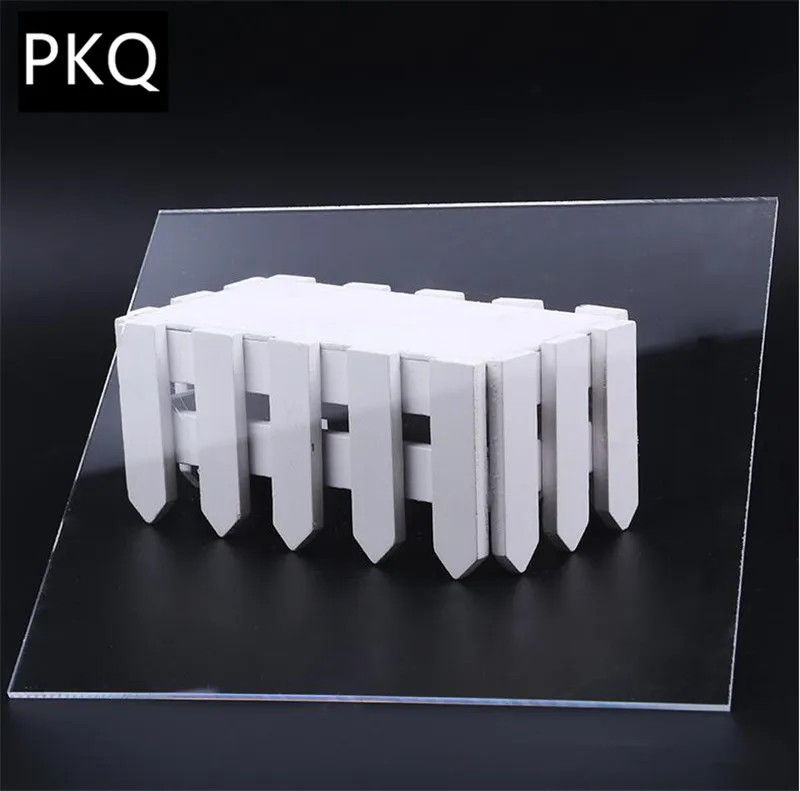 1-10 шт многоразмерная 4 мм толщина пластиковая прозрачная доска Perspex панель