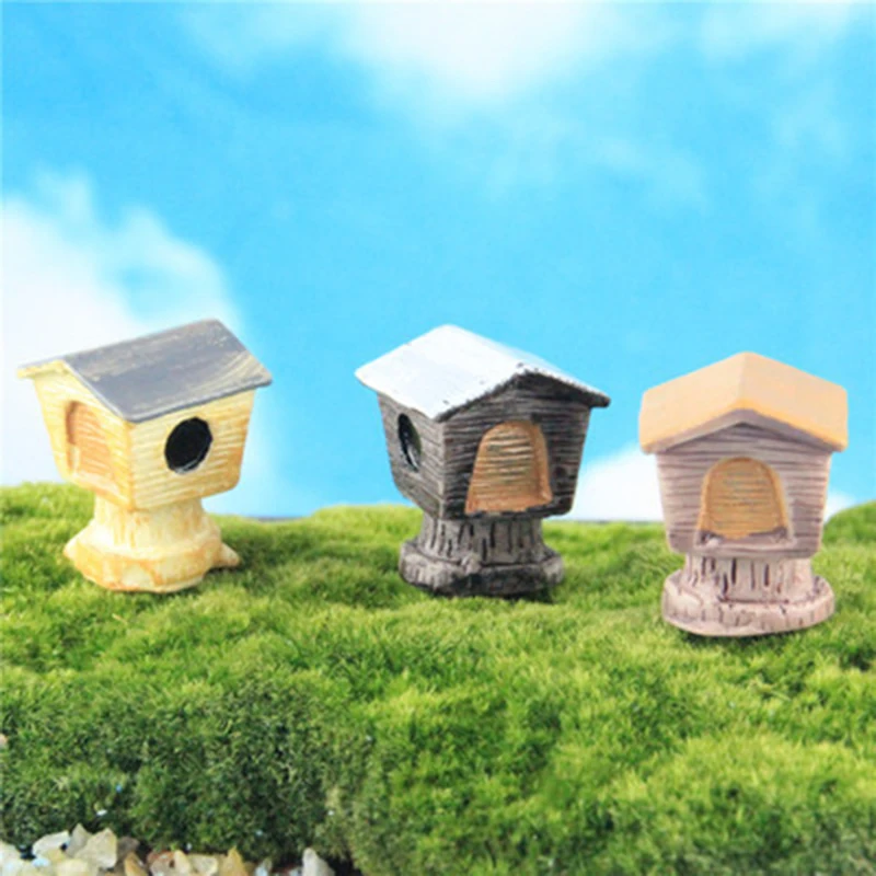 

ZOCDOU 1 Piece Vintage Mailbox Small Statue Little Figurine Crafts Figure Ornament Miniatures