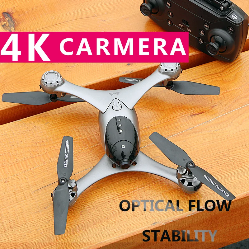 FPV Дрон 4K камера HD 1600 P/1080 P wifi видео Hover RC Квадрокоптер профессиональный оптический поток следуя за мной Дрон вертолет детские игрушки