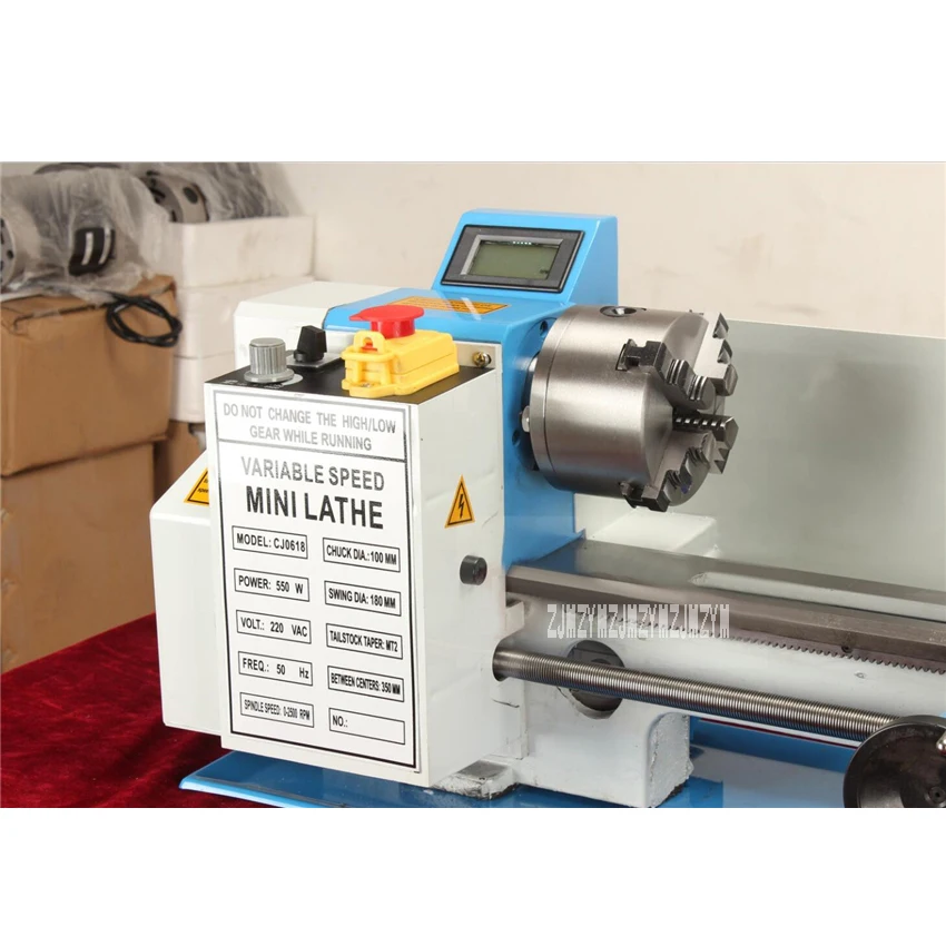 CQ0618A Горизонтальный токарный станок по металлу Мини-токарный Высококачественный