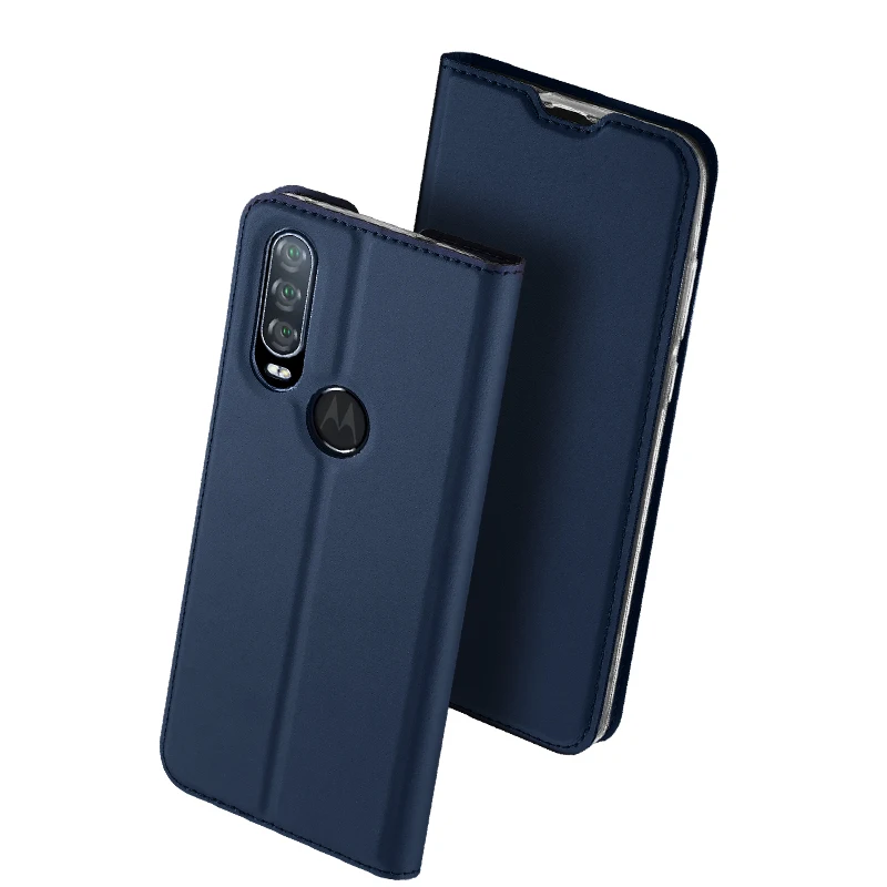 Флип-чехол для Motorola One Action, Роскошный чехол из искусственной кожи, ударопрочный чехол-подставка для телефона Moto One acio