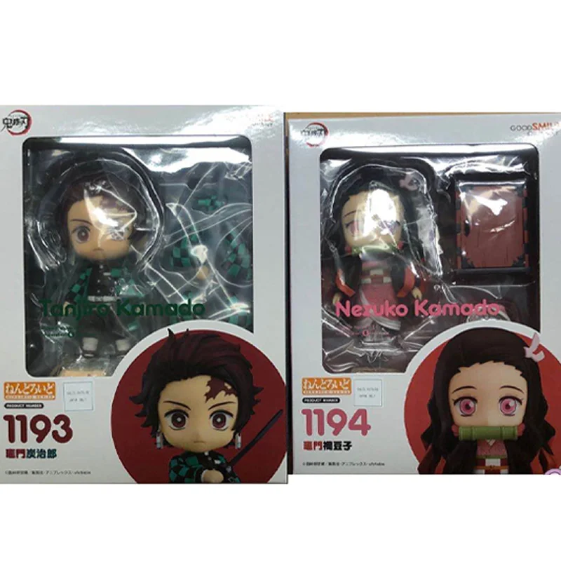 

10CM Original PVC and ABS action figure Demon Slayer: Kamado Nezuko Kamado Tanjirou collection toy boxed
