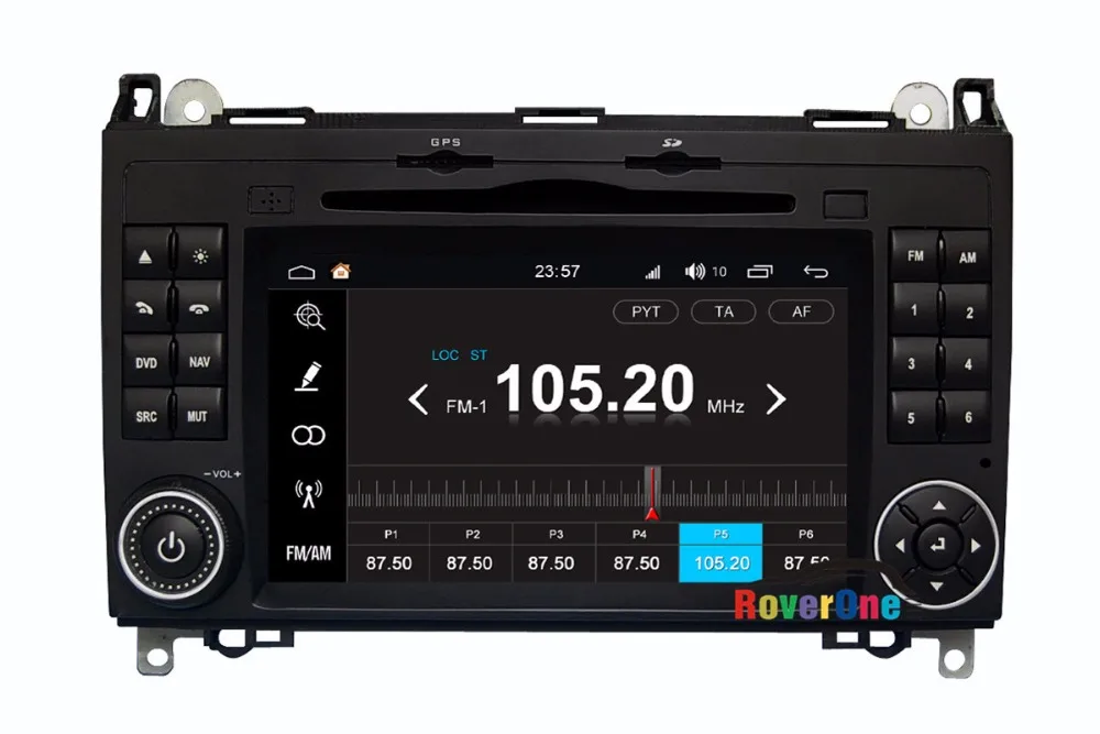 Автомагнитола для Mercedes B170 B180 B200 Viano Vito Android 7 1 DVD радио стерео GPS навигация