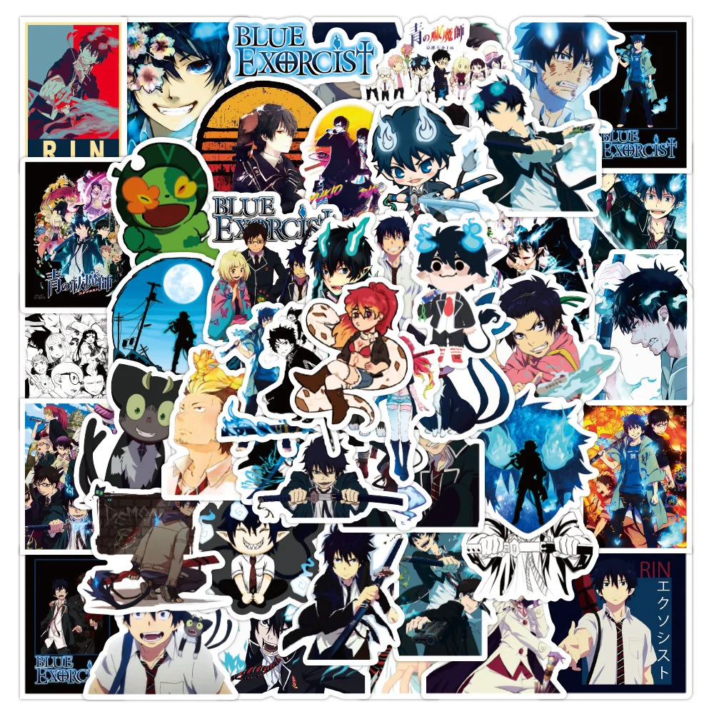 

10/30/50PCS Japanese Animation Green Exorcist Cartoon Personality Decoration Graffiti WaterproofStickerSuitcaseNotebookWholesale