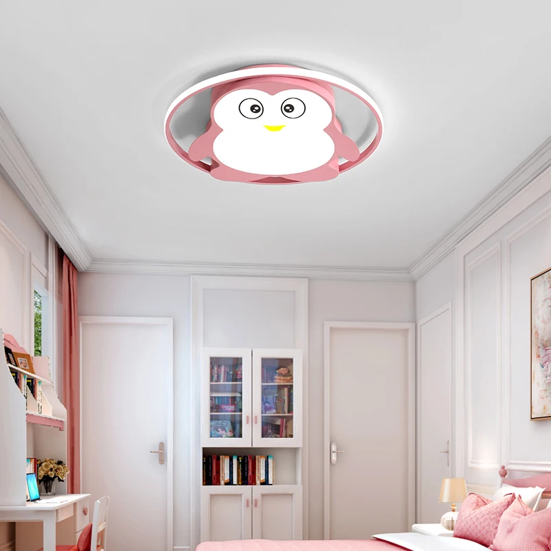 Verllas Modern Simple Novelty Cartoon Cute Animal LED Kid Ceiling Light Lamp Nursery Kids Baby Child Room Bedroom Home | Лампы и