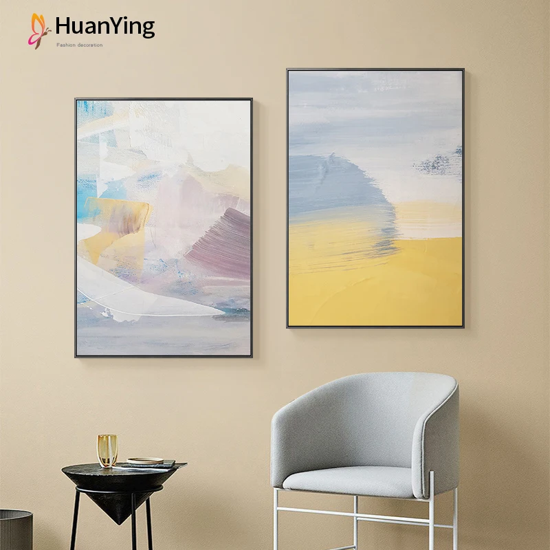 

Minimalism Abstract Colorful Sky Painting Pictures Nordic Canvas Poster Print Home Decor Modern Wall Art Picture for Living Room
