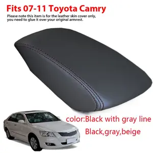Автомобильная кожаная консоль, центральный подлокотник, чехол для Toyota Camry 2007-11