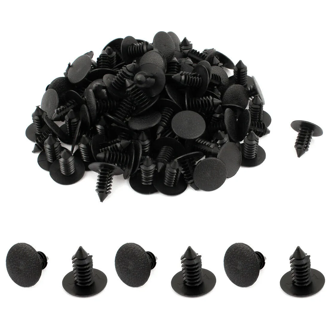 

Trim Fastener 100pcs Rivets 9mm Hole Accessories Bumper Car Decoration