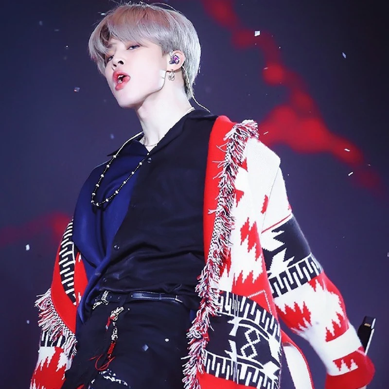 YAMDI шаль с отворотом Цветочный богемный толстый джемпер вязаный свитер Осень