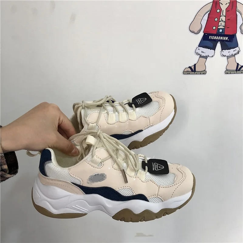 Кроссовки в стиле Харадзюку модная Ретро обувь для папы студентов новинка 2020