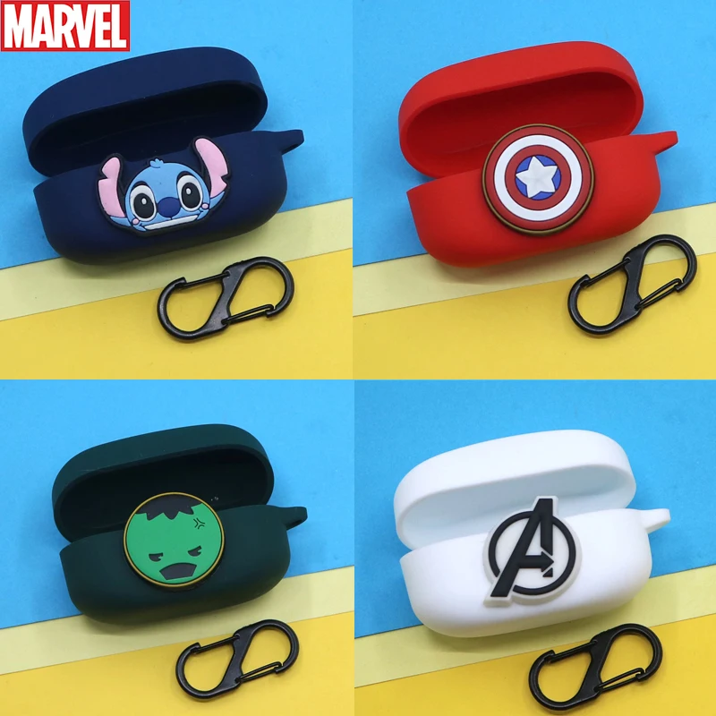 

Cartoon Silicone Earphone Case For SONY WF1000XM4 Case Earphone Charging Box For SONY WF 1000XM4 Protective Case with Hook