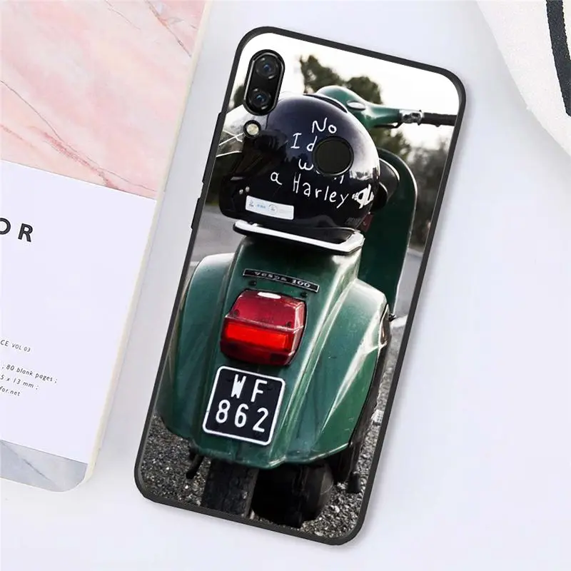 Чехол для телефона с скутером Maiyaca Vespa Xiaomi Redmi4X 6A 9 8A note pro 5Plus Note4 Note5 7 Note6Pro 8T |