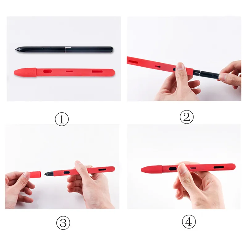 

Candy Color Soft Pen Cases Dustproof Tip Cover For Samsung Galaxy Tab S4 Stylus Pen Case