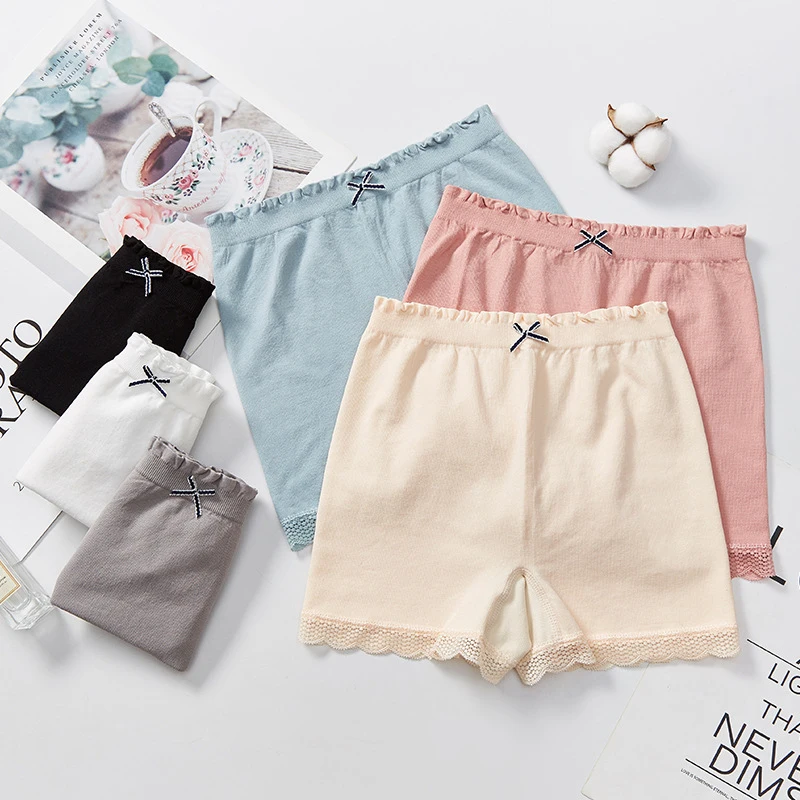 

Breathable Panties Summer Embroider Slimming Seamless Underwear Low Waist Safety Pants Women Shorts Girls Shorts Boxer Shorts
