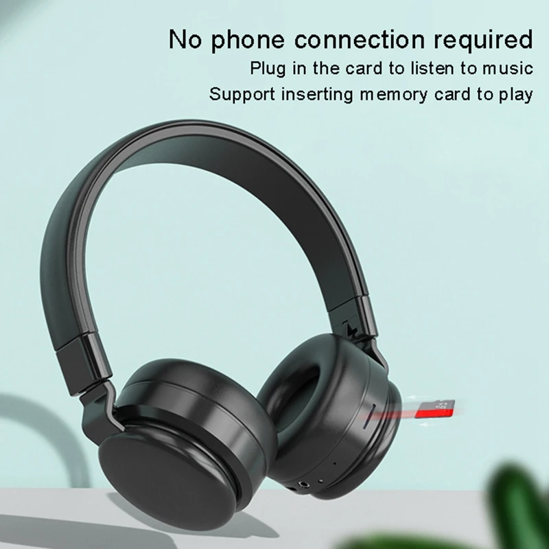 

Wireless Bluetooth 5.0 Headset Headband Gaming Headset with Microphone Stereo Headphone for iPhone Huawei