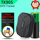 Автомобильный GPS-трекер Tk905, водонепроницаемый GPS-трекер для мотоцикла с аккумулятором 5000 мАч