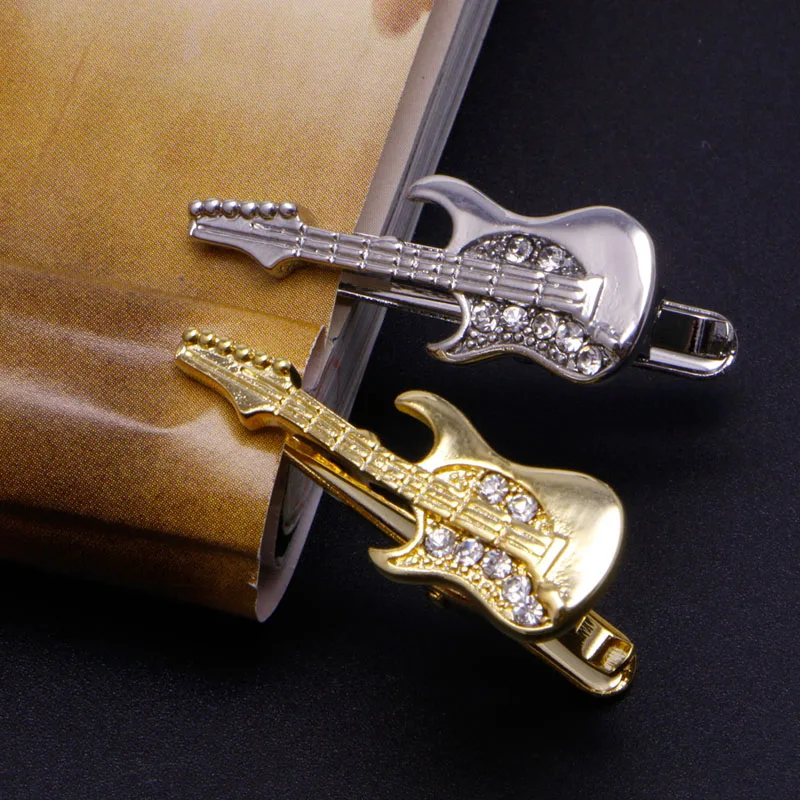 Stylish Men Vintage Tie Clip Necktie Bar Clasp Guitar Glasses Anchor | Украшения и аксессуары