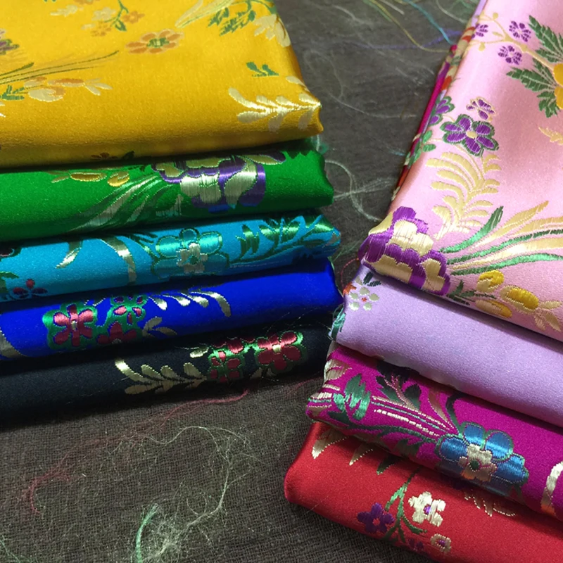 Ткань для шитья жаккардовая в китайском стиле 0 75 х1 м | Дом и сад