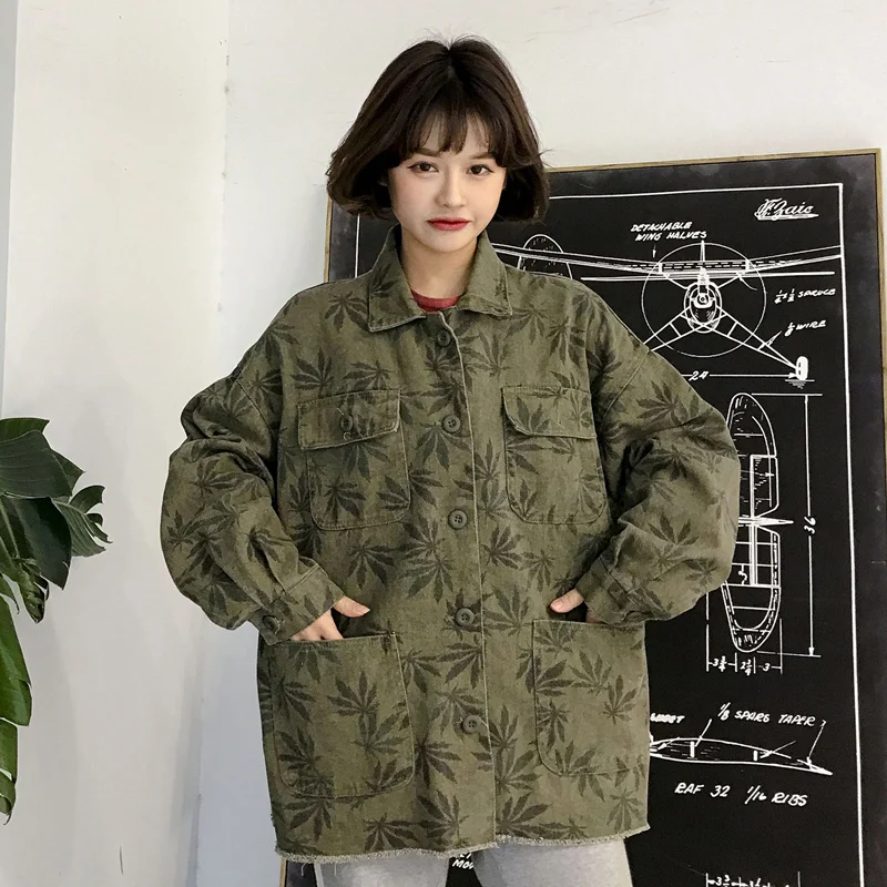 

Denim Jacket Harajuku Fashion Goth Jacket Women Vintage Clothes Women's Spring Jacket Y2k Clothes Women's Clothing 2021 College