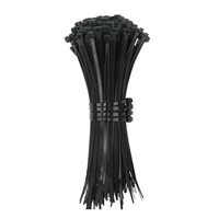 4x150 4x200mm 100pcs self locking plastic nylon wire cable zip ties black cable ties fasten loop cable various specifications