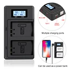 PALO LP-E17 LPE17 USB LCD двойное зарядное устройство для Canon EOS M3 750D 760D T6i T6s 8000D Kiss X8i камера