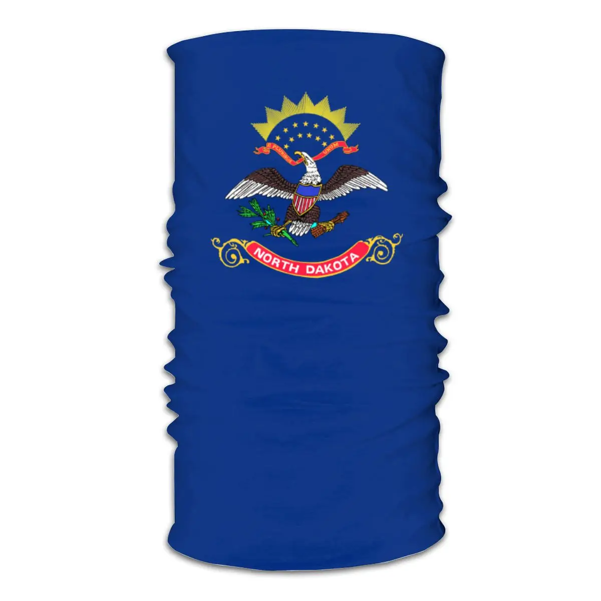 Норт дакотан флаг Америка США шарф шеи маска для лица унисекс Мода теплее