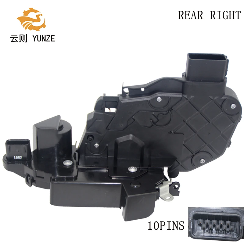 4 шт. передняя задняя левая правая боковая дверная защелка механизм замка привод