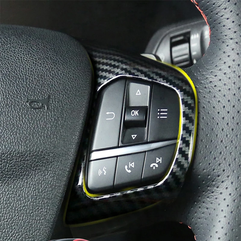 Украшение на руль DNHFC стикер аксессуары Стайлинг автомобиля для Ford Focus 2019 2020 MK4 LHD |