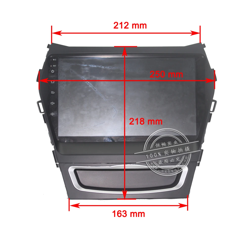 

HACTIVOL 9" 1024*600 Quadcore android 8.1 car radio for Hyundai IX45 SANTA FE 2013 car DVD player GPS Navi wifi bluetooth