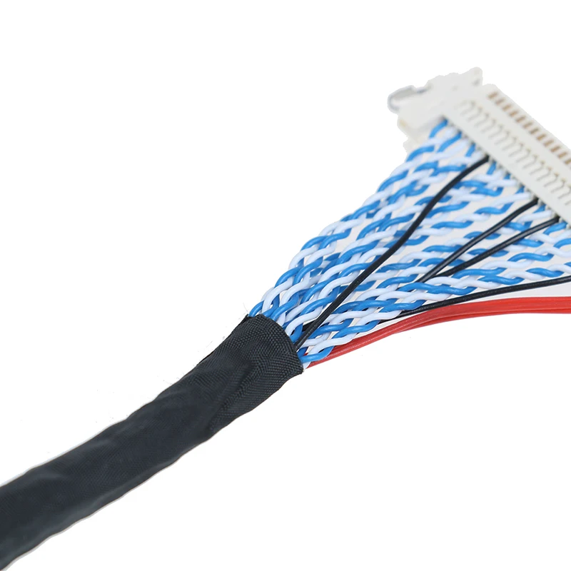 

1pc 250mm with hooks LVDS Cable FIX S8 30P double 8bit for 17-21 LCD LVDS cable