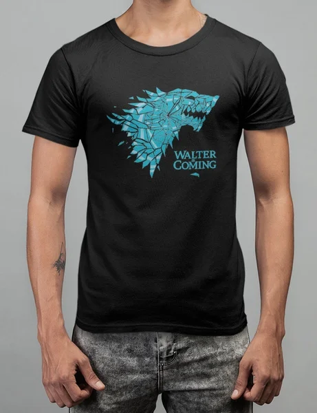 

New Walter Is Coming Black Men's T-Shirt