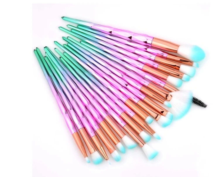 

TALK TO US Private Label Custom Logo-GY 20Pcs Makeup Brushes Tool Set-can do amazon FBA label shipping sourcing service to USA