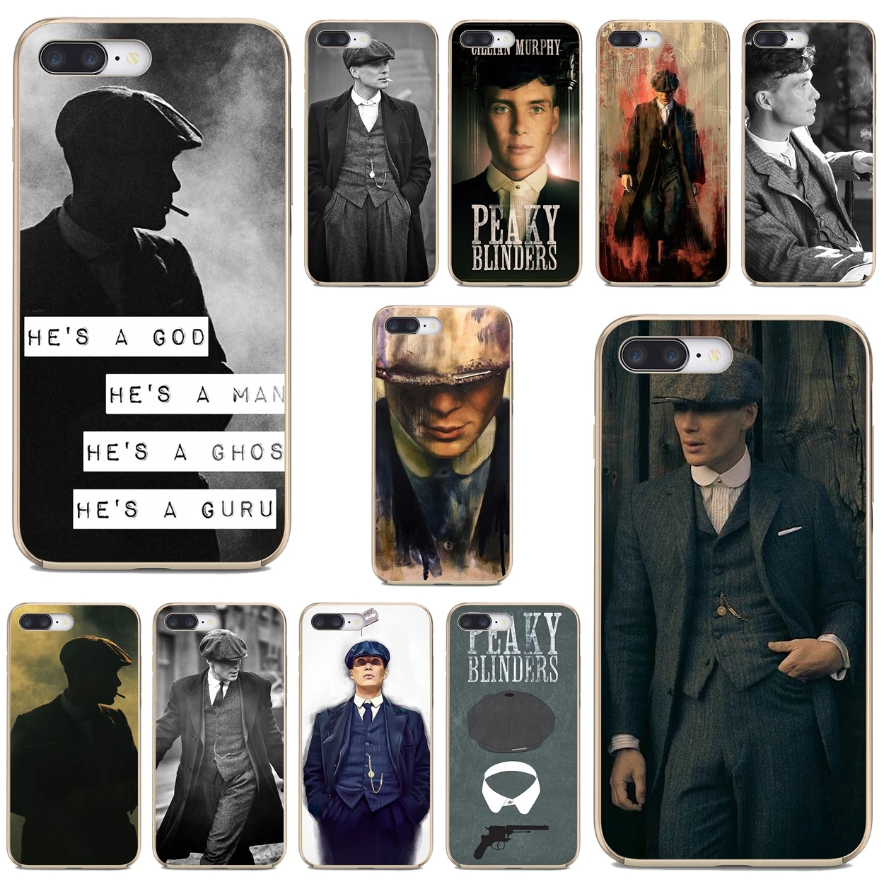 Чехол для Samsung Galaxy A12 A31 A41 A51 A71 A20e A21s M30 A10 A30 A40 A50 A60 A70 в стиле телешоу "Peaky Blinders" с изображением Томми Шелби.