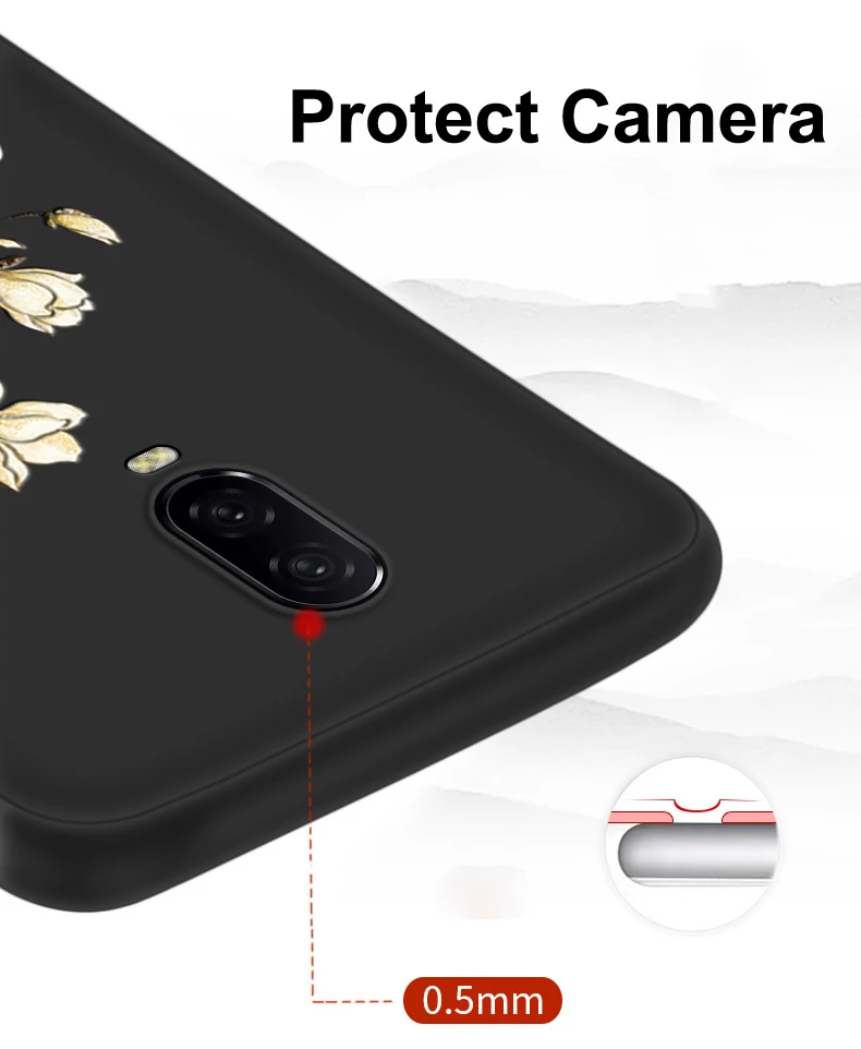 Для OnePlus 7T Pro 7T чехол 3D Рисунок тисненый Матовый Мягкий противоударный чехол LICOERS Официальный чехол для Oneplus7 1+ 7t Funda Shell